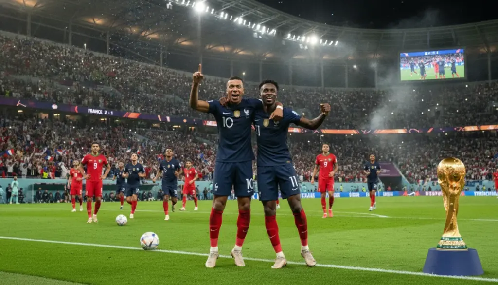 Mbappe ve Dembele’nin Golleriyle Fransa Yarı Finalde