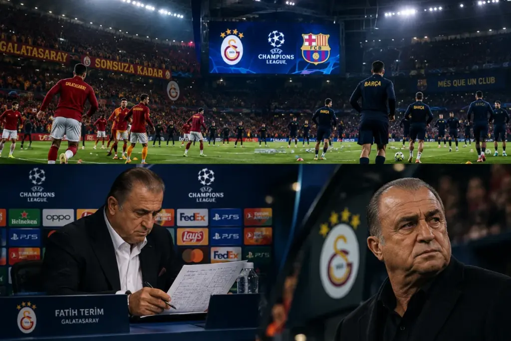 Fatih Terim Dev Maçta UEFA Adına Sahada: Galatasaray-Barcelona Analizi