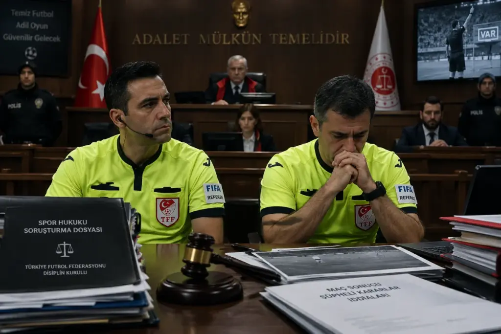 Türk Futbolunda Yargı Kıskacı: Hakemler Yasin Kol ve Göktuğ Hazar Erel Adliyede